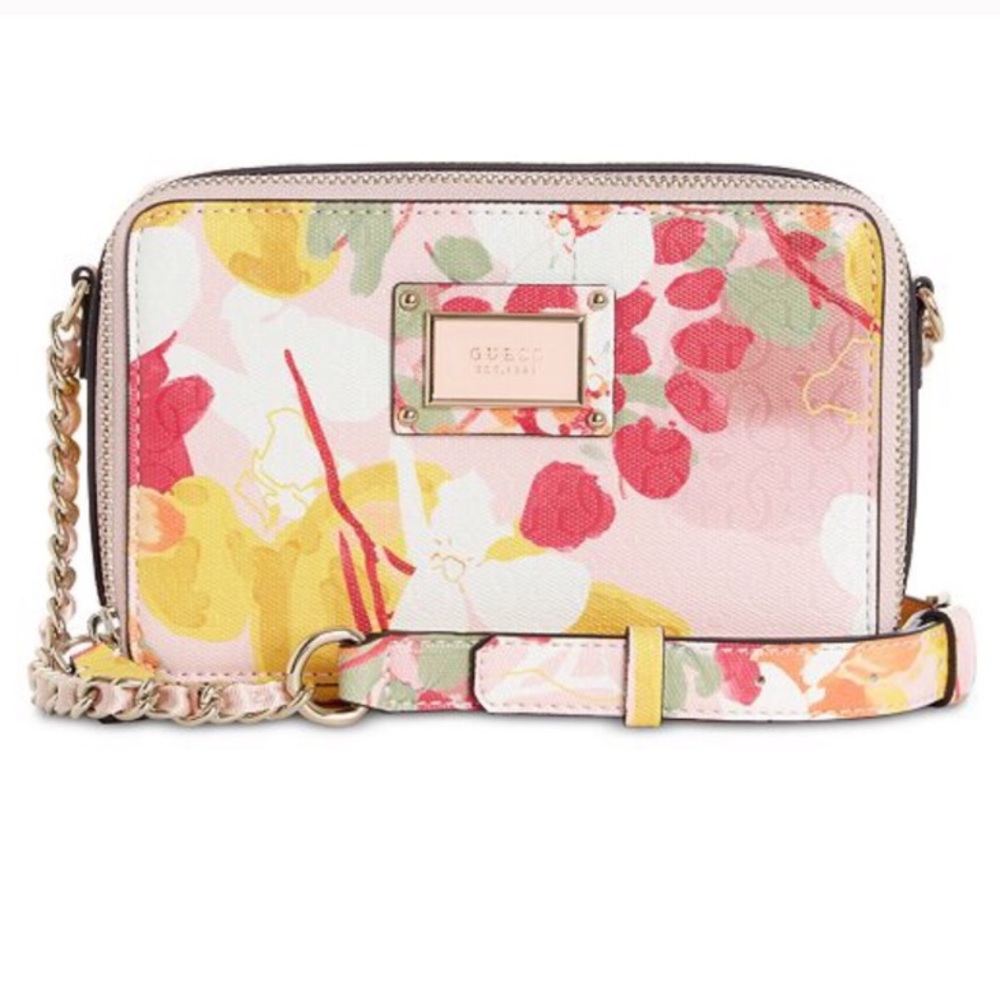 SOLD!!! Guess Shannon Floral Crossbody Bag